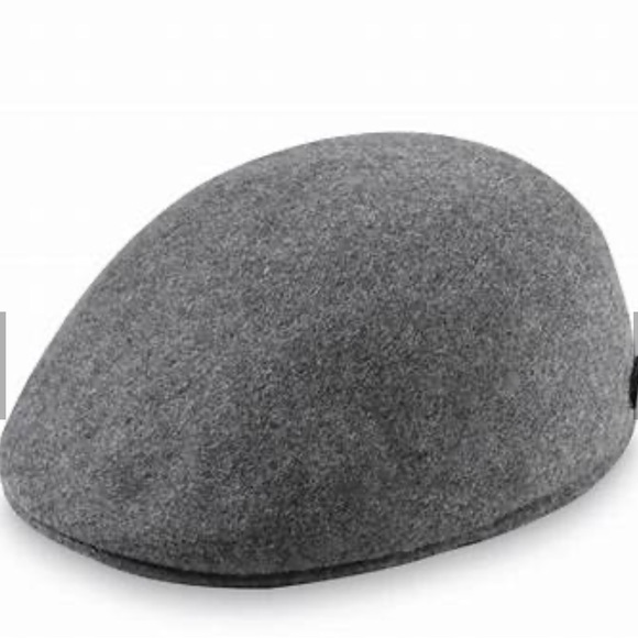100% wool flat cap hat in charcoal Size L/XL, New with tags - Picture 16 of 16